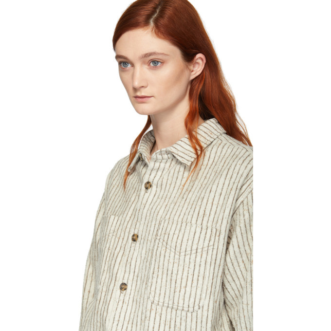 Isabel Marant Etoile Off-White Paulie Japanese Workwear Shirt