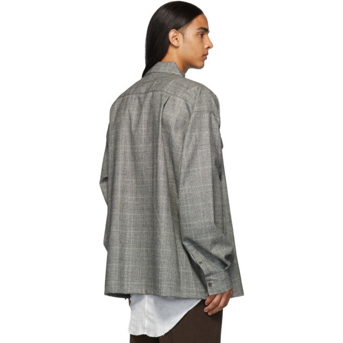 Doublet Grey Surprise Embroidery Shirt Doublet