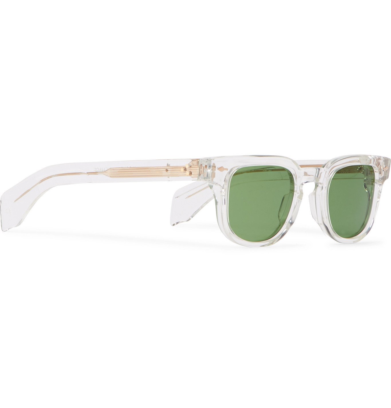 JACQUES MARIE MAGE Jax SquareFrame Acetate Sunglasses Neutrals