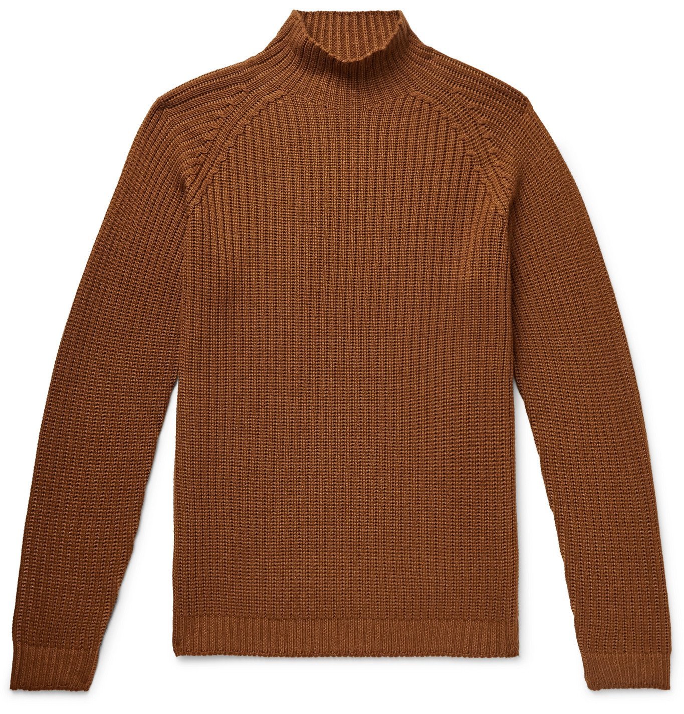 wool mock neck