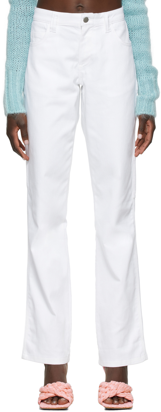 Danielle Guizio White Classic Carpenter 
