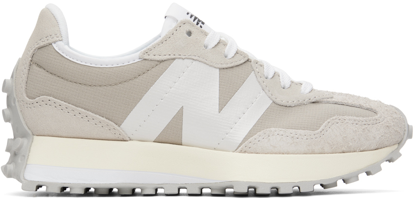 Photo: New Balance Taupe 327 Sneakers