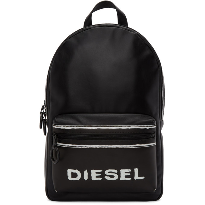 Diesel Black Asporty Este Backpack Diesel
