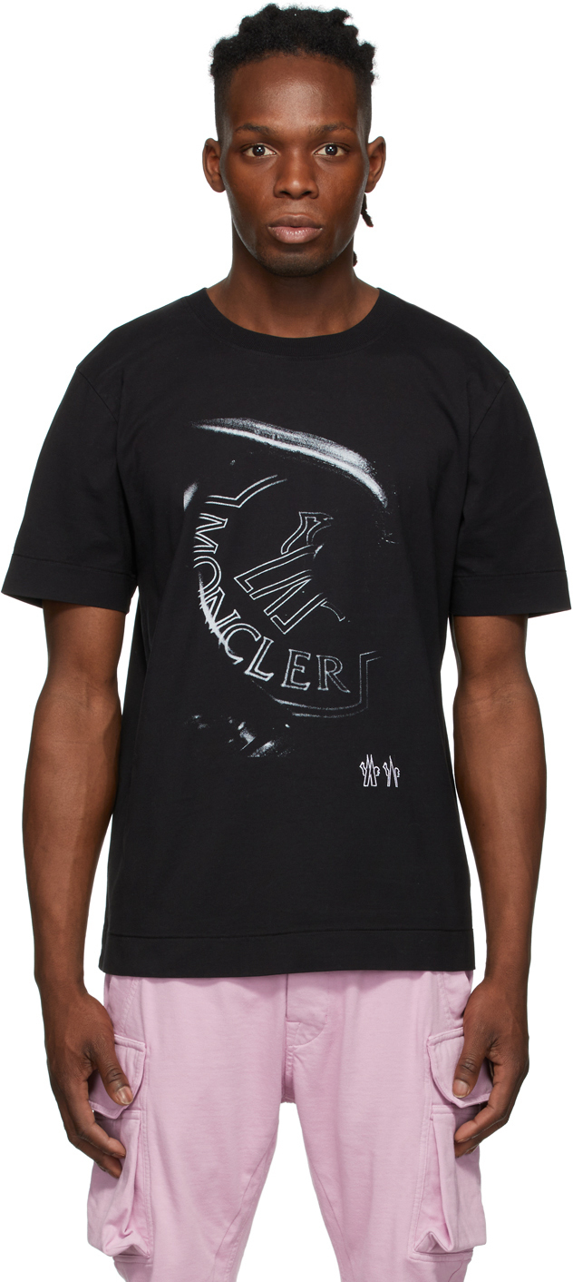 Moncler Genius 6 Moncler 1017 ALYX 9SM Black Logo T-Shirt Moncler Genius