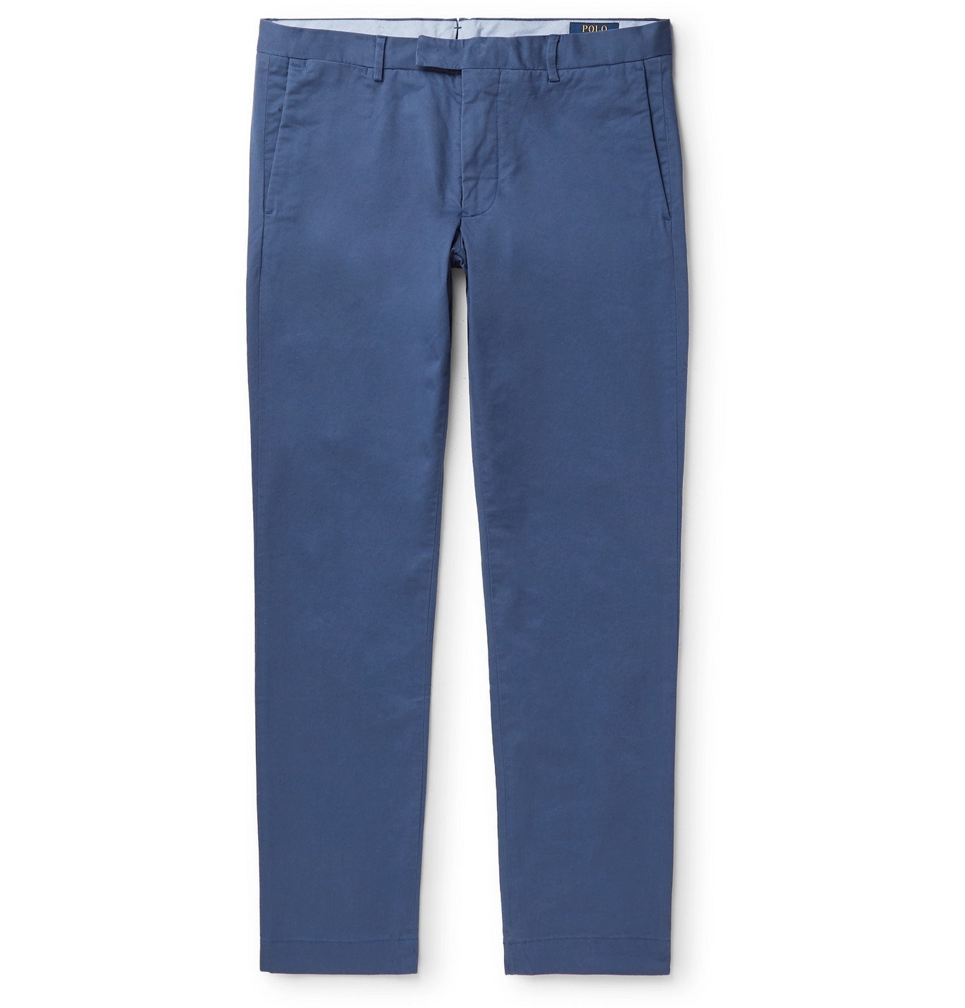 Polo Ralph Lauren - Slim-Fit Stretch-Cotton Twill Chinos - Blue Polo ...