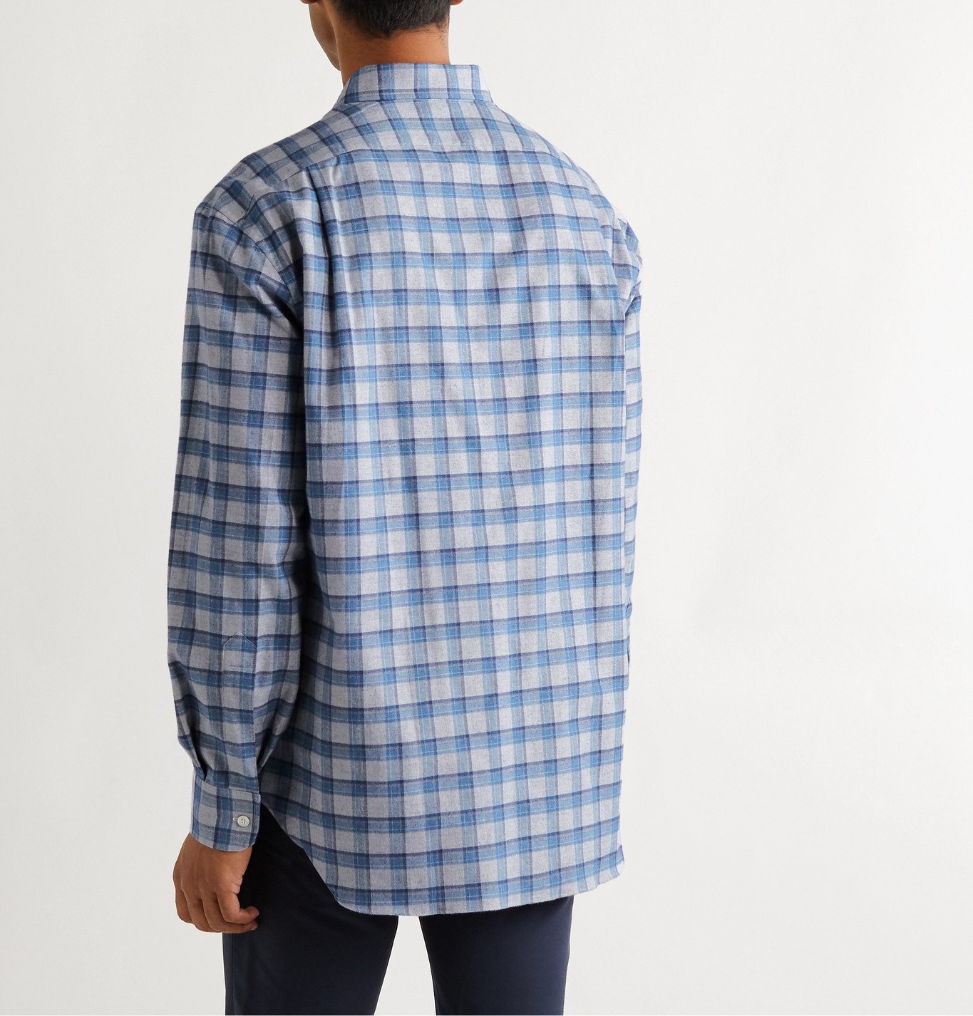 Charvet - Checked Cotton Shirt - Blue Charvet