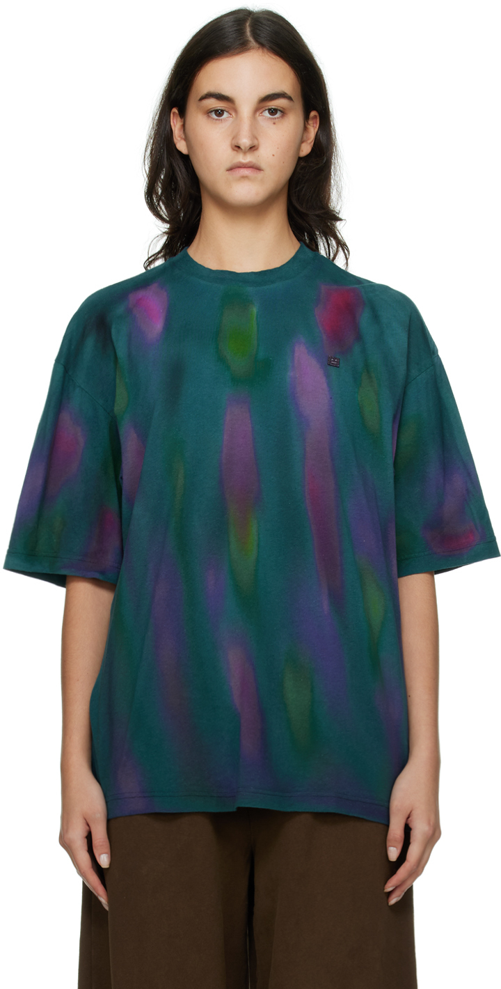 acne studios tie dye t shirt