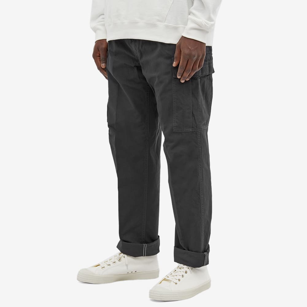 orSlow Men's Easy Cargo Pants in Charcoal Grey orSlow