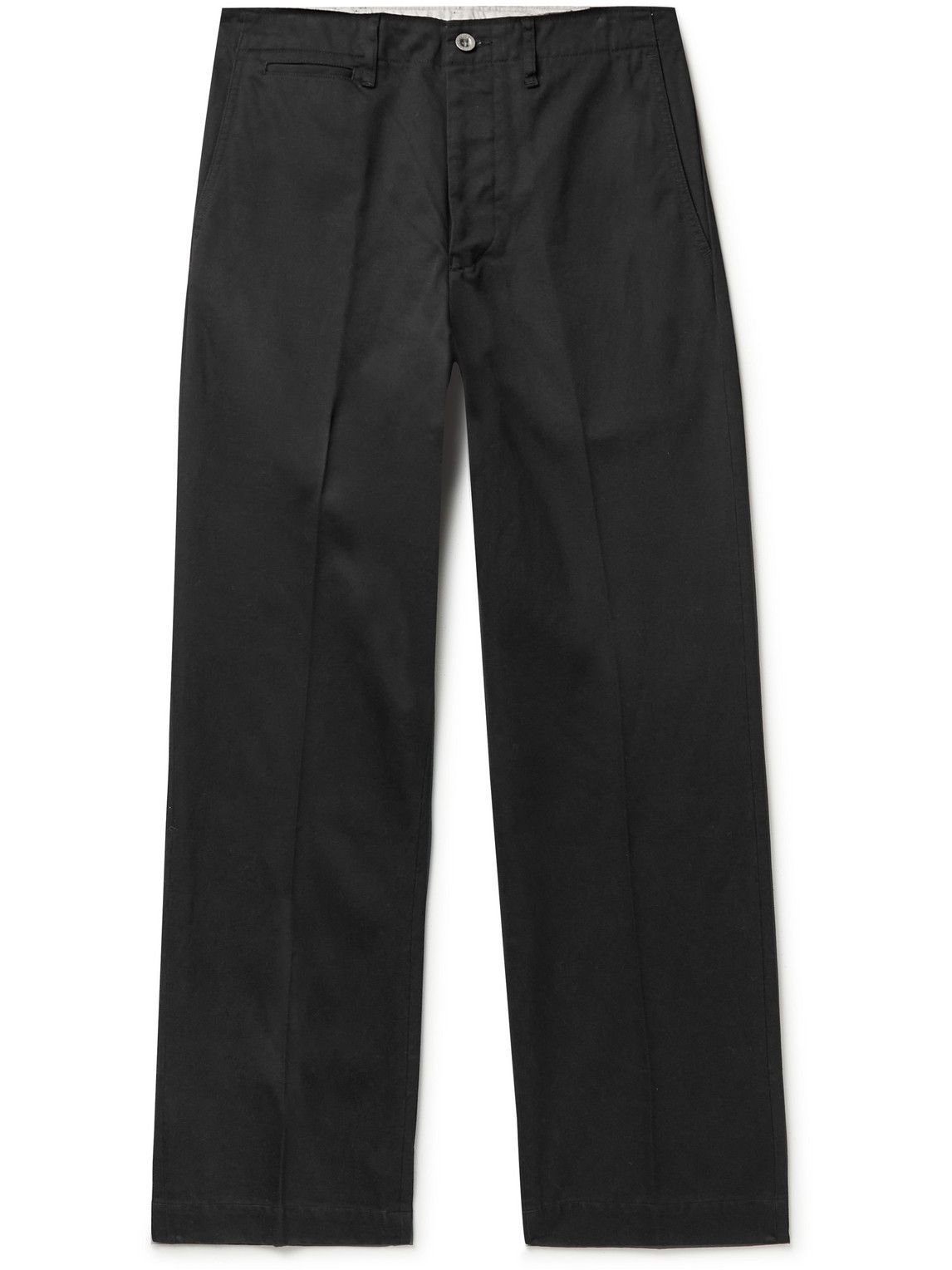 Visvim - Straight-Leg Cotton-Twill Chinos - Black Visvim