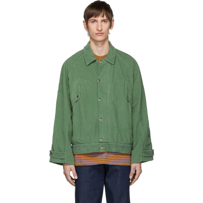 Carne Bollente Green Corduroy Forever Hung Jacket Carne Bollente