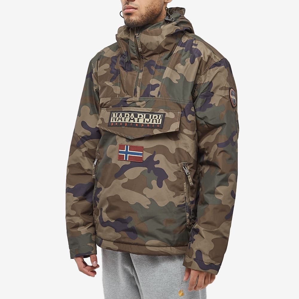 Napapijri Men's Rainforest Pocket Jacket in Camo Napapijri