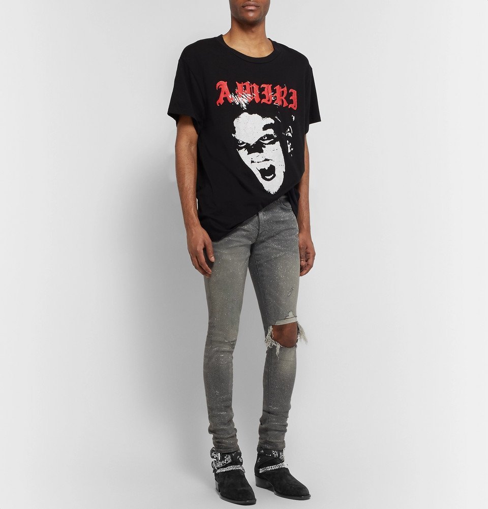 amiri bandana boots mens