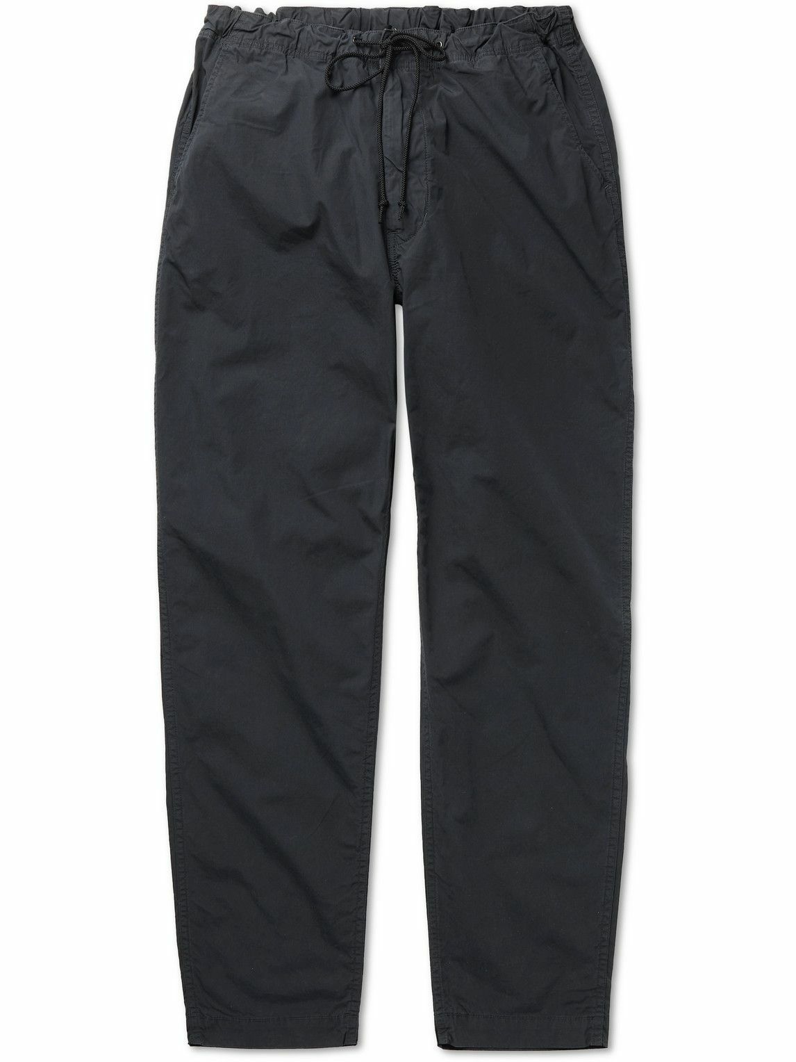 OrSlow - New Yorker Tapered Cotton Drawstring Trousers - Gray orSlow