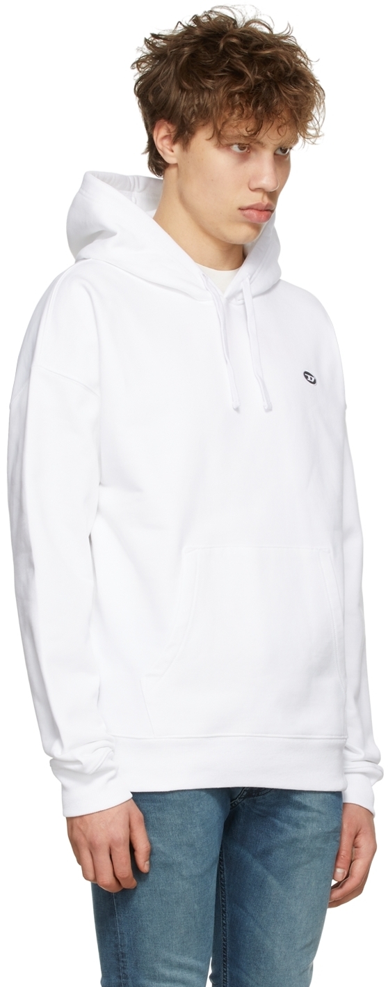 Diesel White Cotton Sweatshirt main image 1