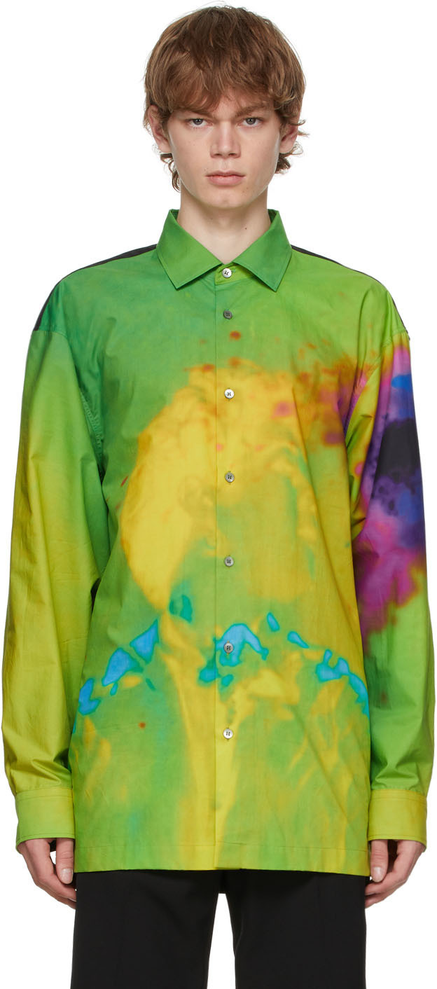 DRIES VAN NOTEN 21ss LEN LYE S/S SHIRT | angeloawards.com