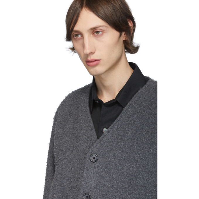 our legacy cardigan shaggy grey