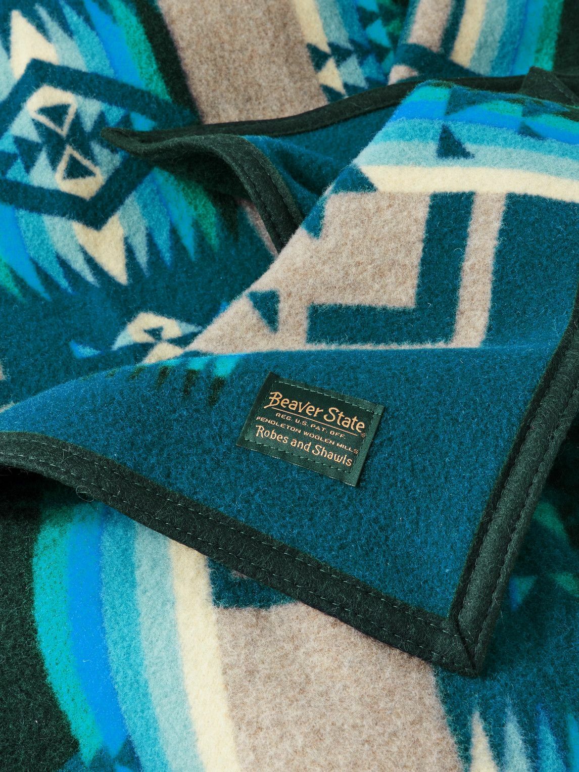 Pendleton Virgin Wool and CottonBlend Jacquard Blanket Pendleton