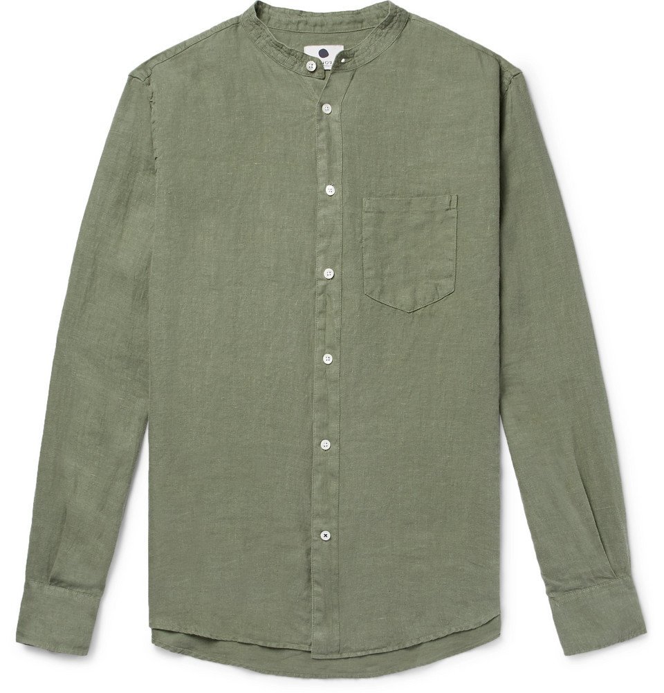 mens linen grandad shirts uk