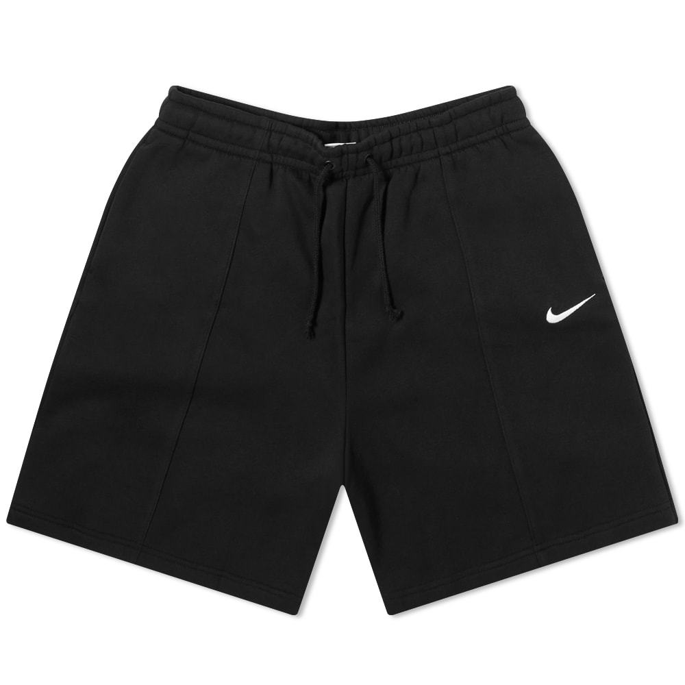 black sweat shorts nike