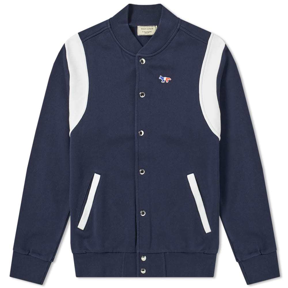 Maison Kitsuné Satin Bomber Jacket Maison Kitsune
