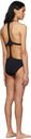 Rick Owens Black Recycled Nylon One-Piece Swimsuit