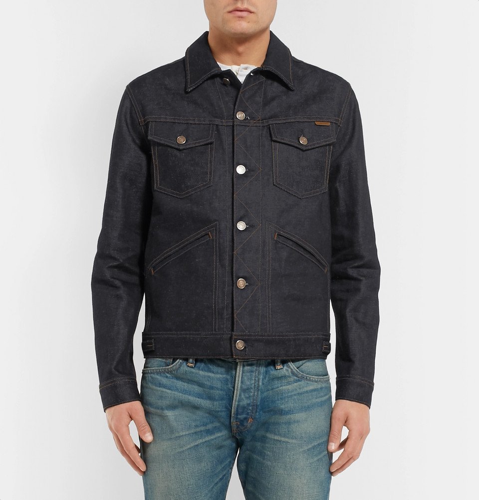 TOM FORD - Denim Jacket - Men - Blue TOM FORD