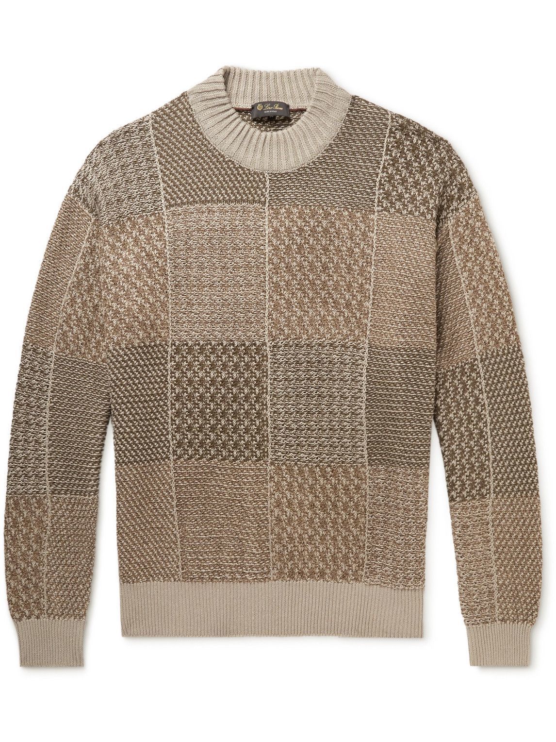 Loro Piana - Cable-Knit Cashmere, Silk and Cotton-Blend Sweater 
