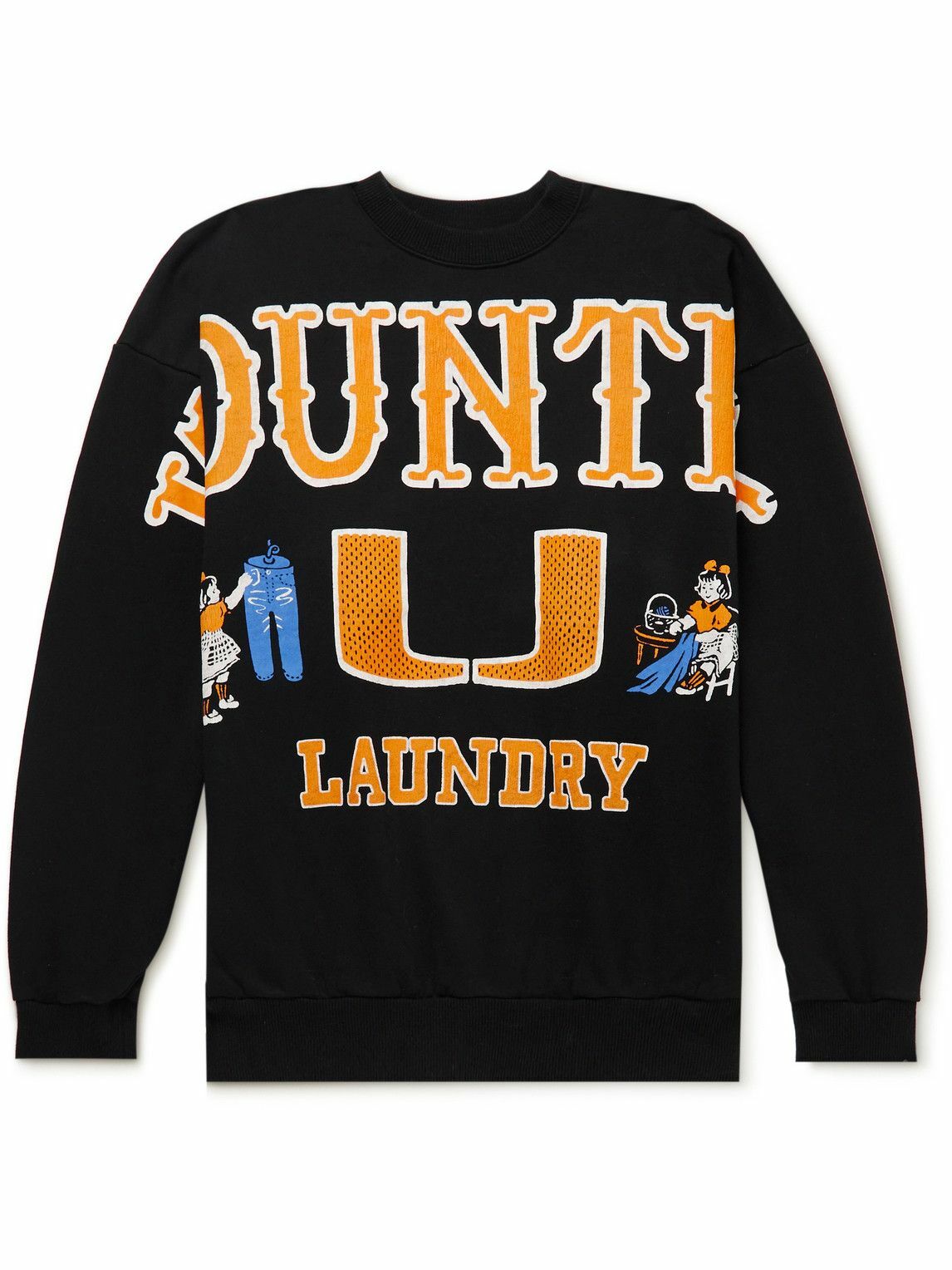 KAPITAL Printed StretchCotton Jersey Sweatshirt KAPITAL