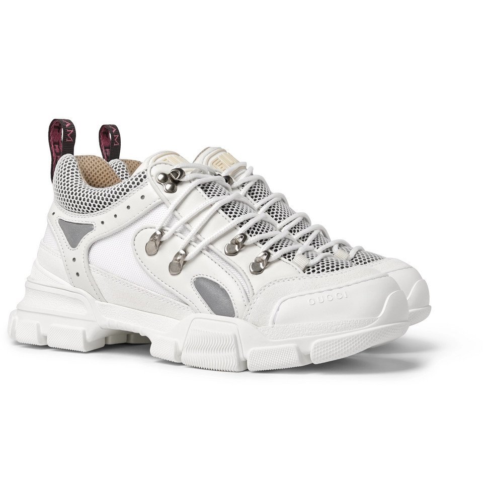 gucci flashtrek sneakers white