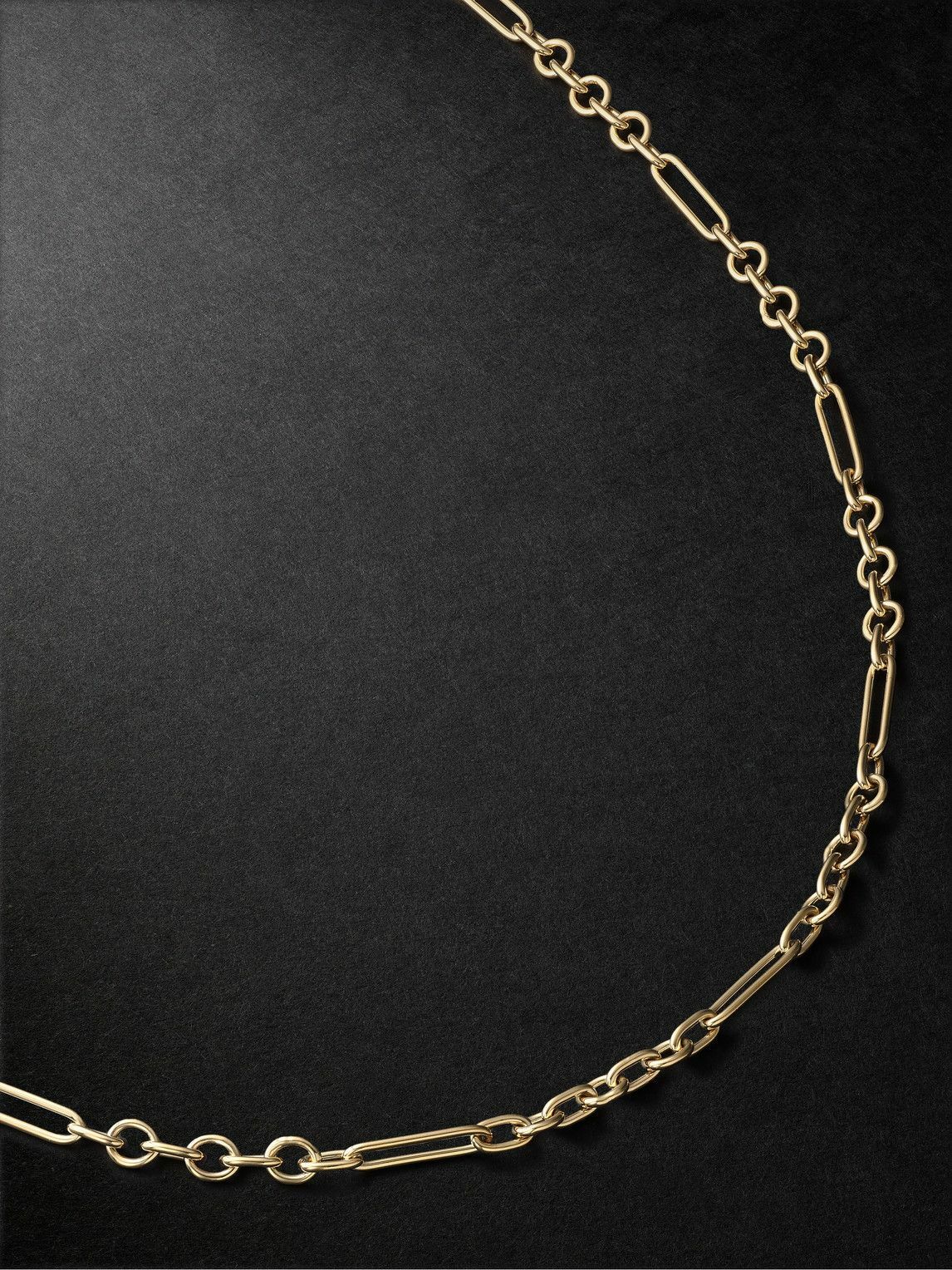 Photo: Foundrae - Small Mixed Clip Gold Necklace
