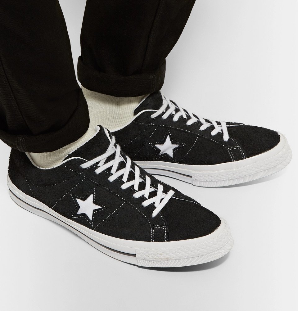 Converse - One Star OX Suede Sneakers - Black Converse