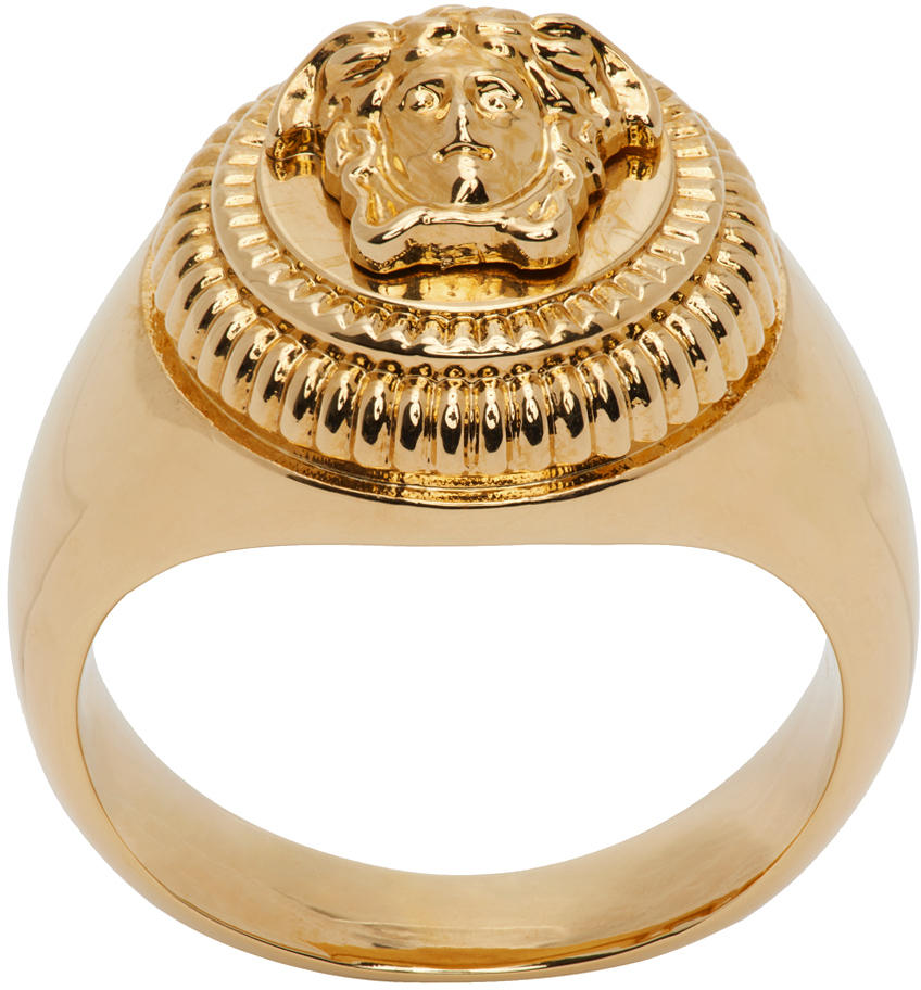 Versace Gold Medusa Biggie Ring Versace