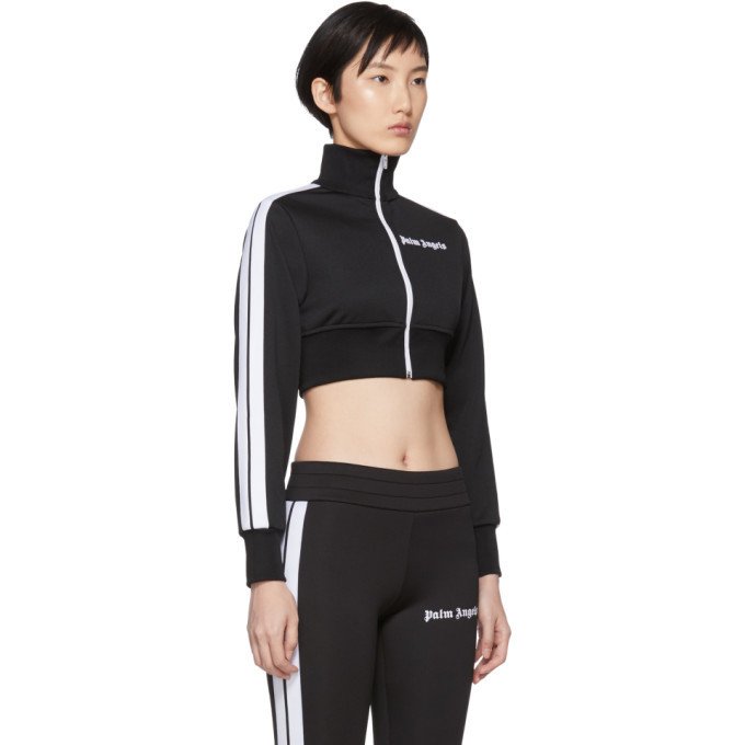 palm angels cropped track jacket