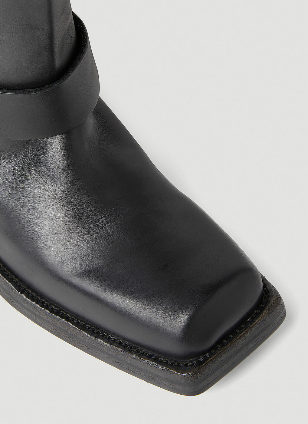 Acne Studios Buckle Boots In Black Acne Studios