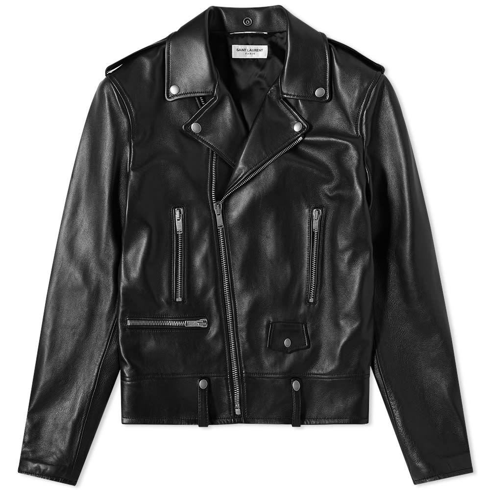 Saint Laurent Classic Leather Biker Jacket Saint Laurent