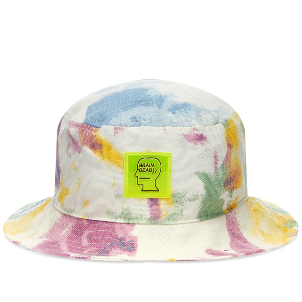 Brain Dead Dyed Canvas Bucket Hat Brain 