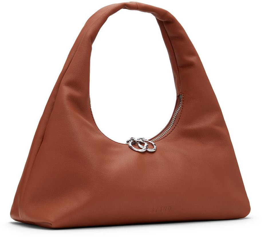 brown over the shoulder purse