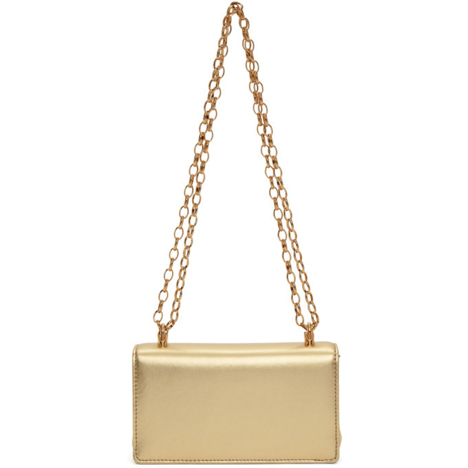 Dolce and Gabbana Gold DG Girls Phone Bag Dolce & Gabbana