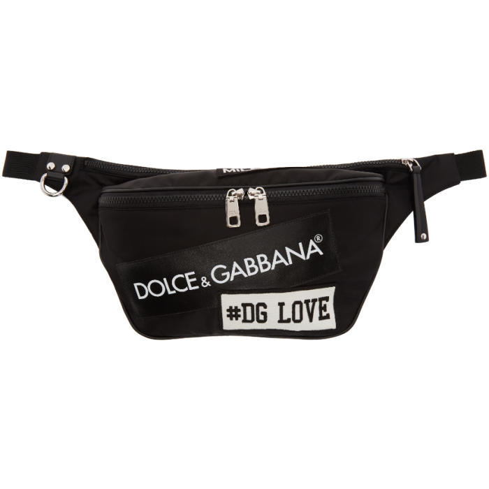 Dolce and Gabbana Black Millennials Fanny Pack Dolce & Gabbana