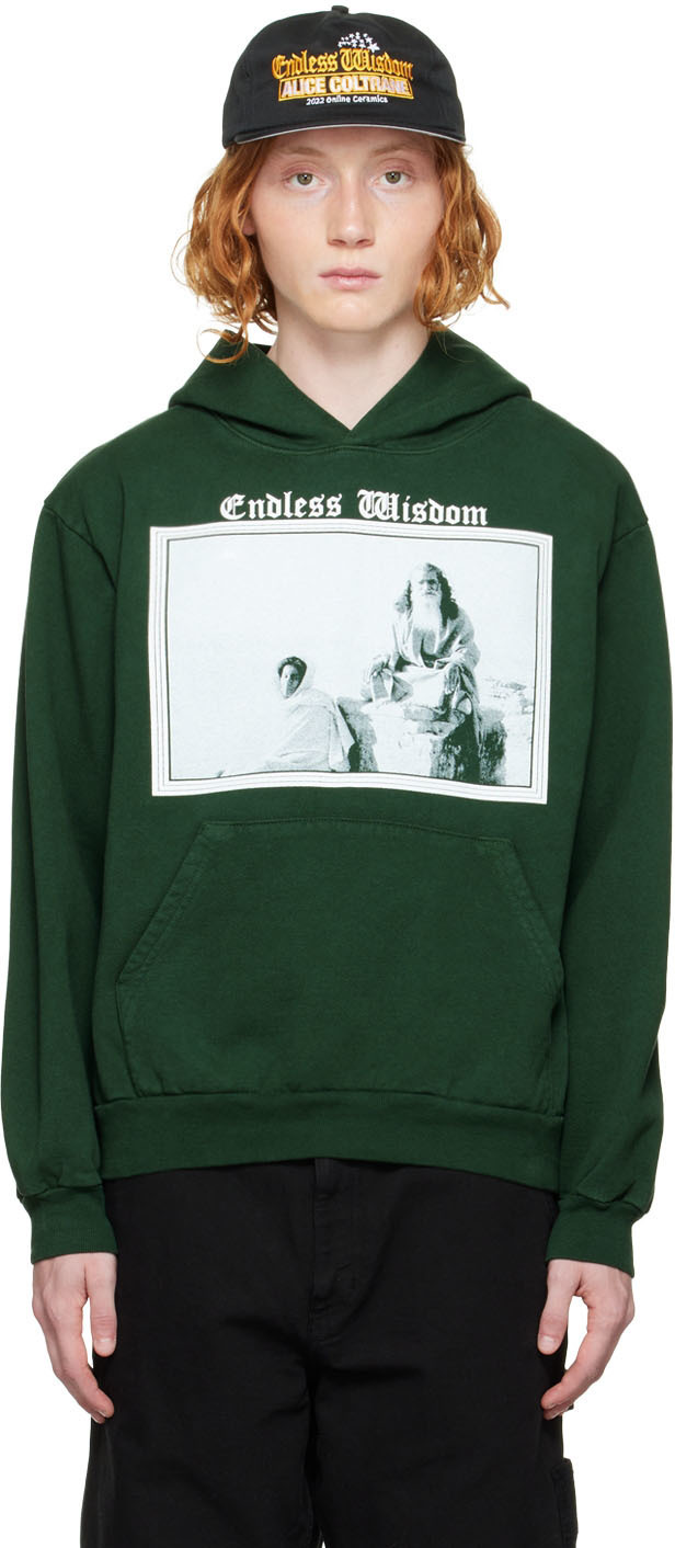 Online Ceramics Green Endless Wisdom Hoodie Online Ceramics