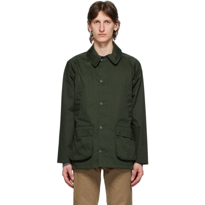Barbour Green Waterproof Bedale Jacket