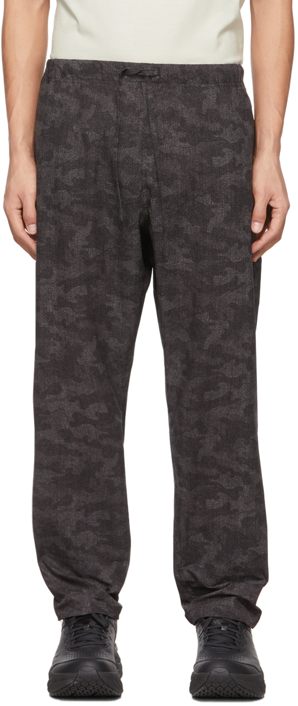 South2 West8 Black Camo String Slack Trousers South2 West8