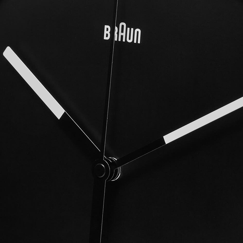 Braun Large Wall Clock in Black Braun