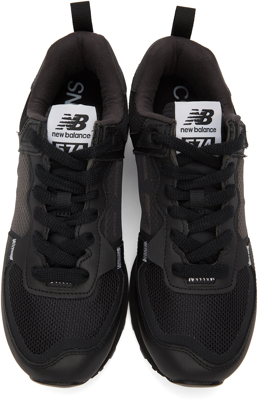 Comme des Garçons Homme Black New Balance Edition 574 Sneakers ...