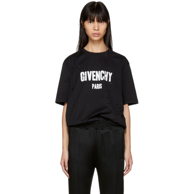 givenchy distressed shirt