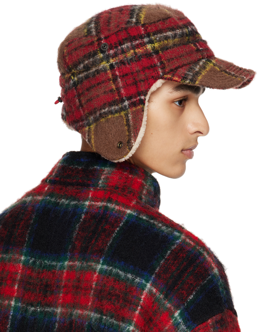 Undercover Brown Check Cap Undercover