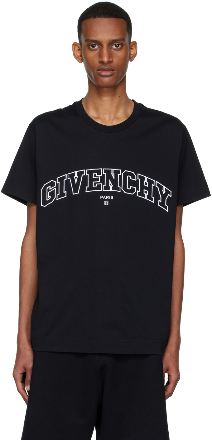 Givenchy Black Cotton T-Shirt Givenchy