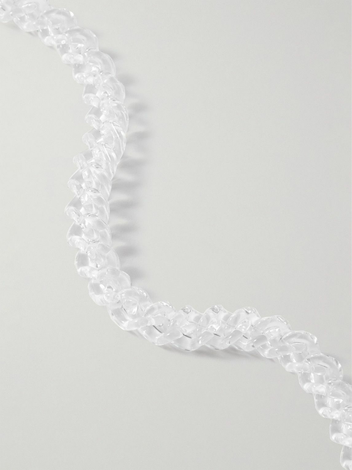 1017 ALYX 9SM - Silver-Tone and Nylon Necklace - White