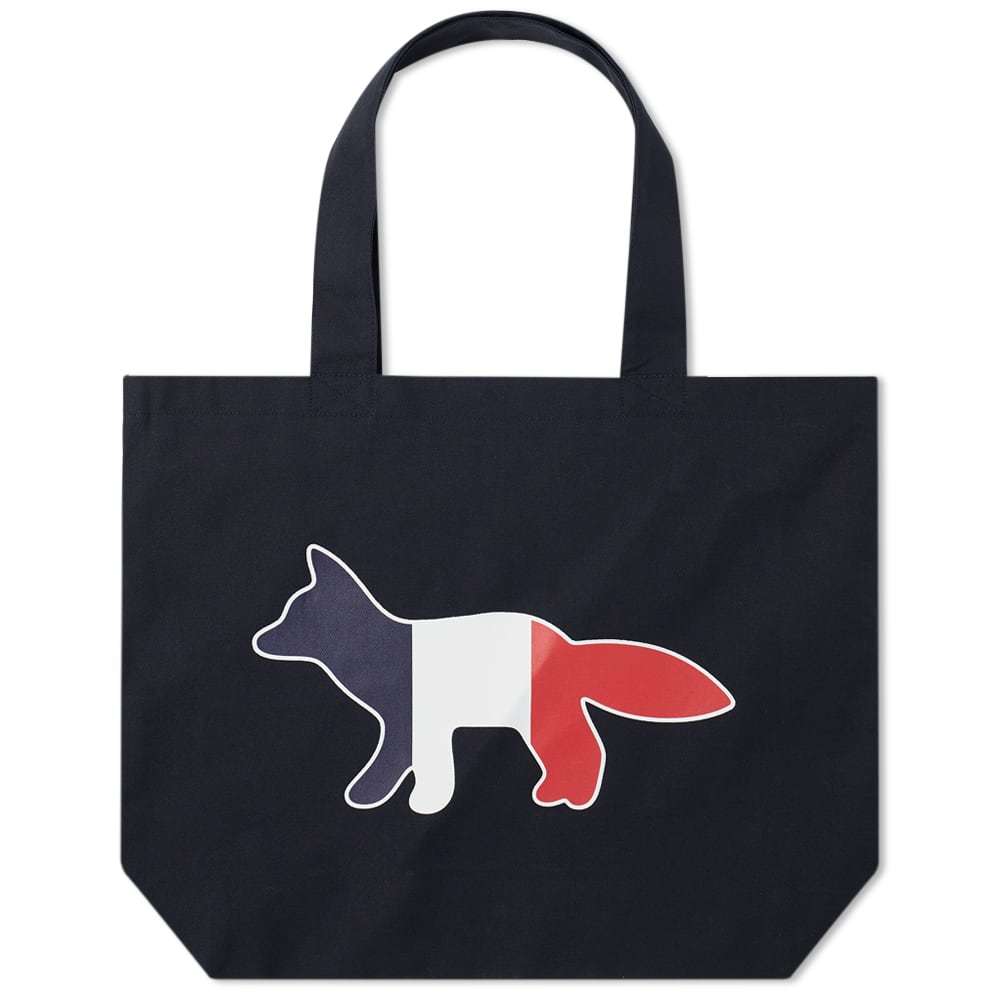 Maison Kitsune Tricolor Fox Tote Bag Maison Kitsune