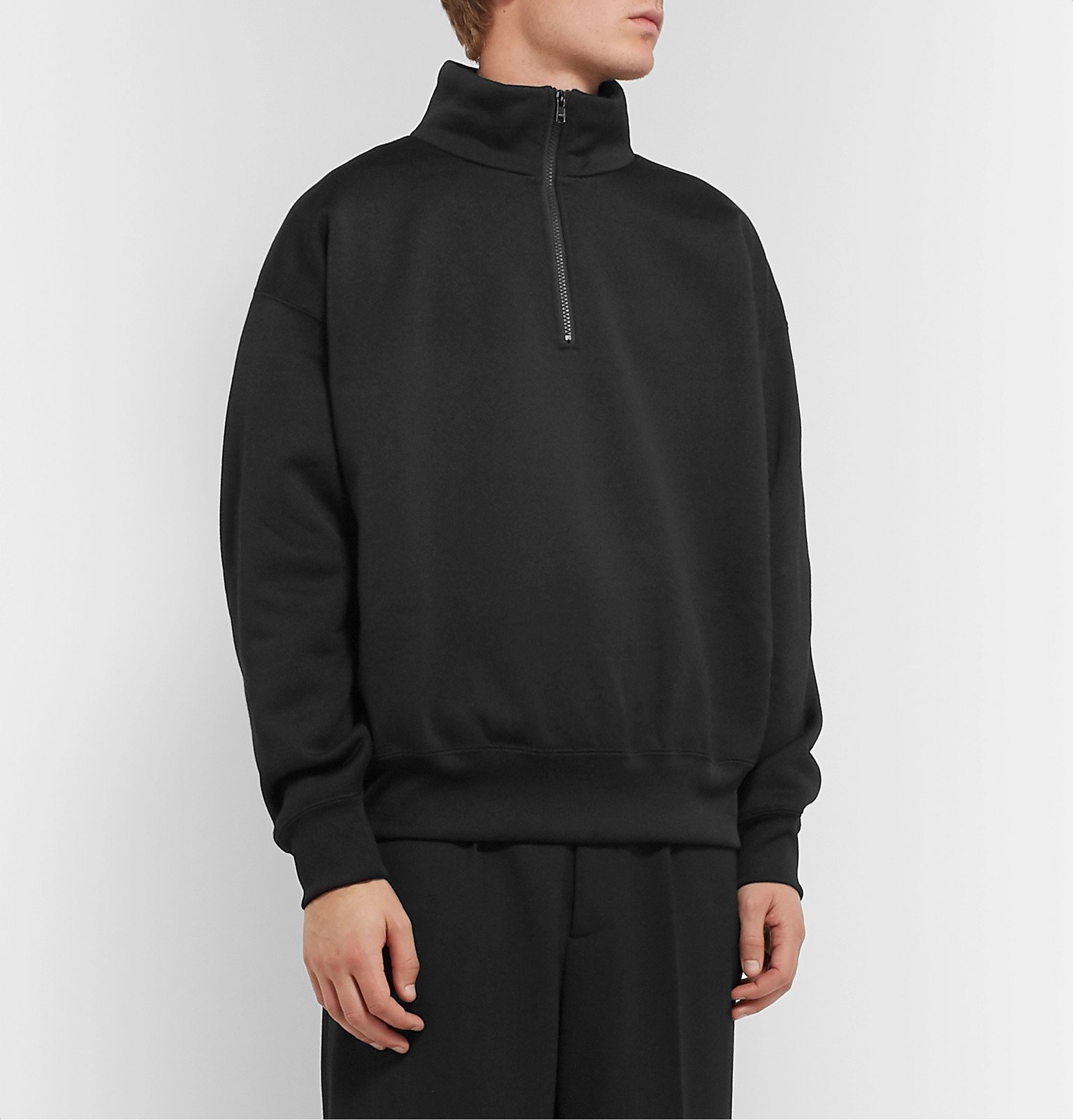 Auralee - Fleece-Back Cotton-Blend 